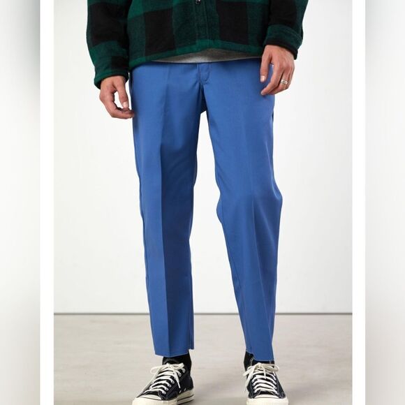 Dickies Work Pants 874 Cut Off UO Exclusive Sky Blue NEW WITH TAGS RARE COLOR - Picture 1 of 7